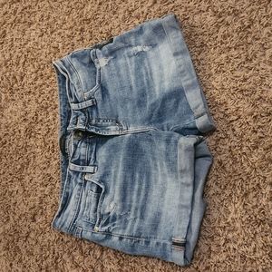 Silver Jeans Distressed Jean Shorts
